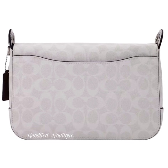 COACH MARVEL Jes Messenger Handbag With Patches - Picture 3 of 8